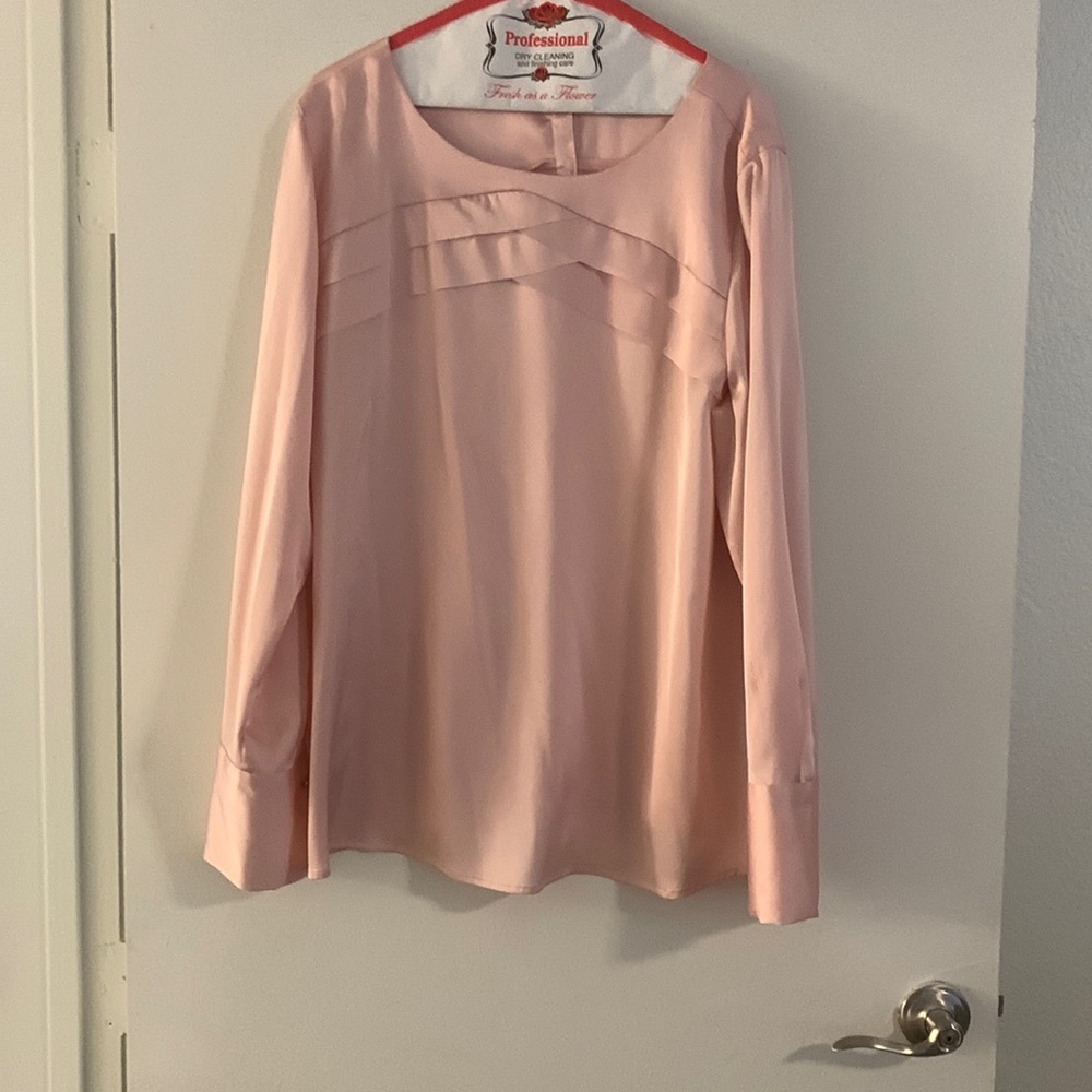 Banana Republic pink blouse. XL